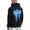 Alpha Industries pánska mikina Spray Print Hoodie Black Farba: čierna, Veľkosť: XL