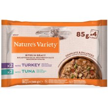 Natures Variety Original Variety Bites v omáčke morčacie a tuniak 44 x 85 g