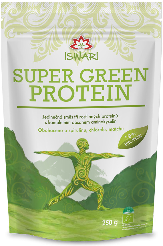 Iswari Super Green 79% Protein Bio 250 g