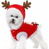 VIANOČNÝ ODEV KOSTÝM PRE RENIFERA VIANOČNÝ PRE PSA PSIKA L