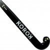 KOROK Hokejka na pozemný hokej pre začiatočníkov sklené vlákno midbow FH100 čierno-biela 36,5_QUOTE_