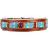 Kay-line kožený obojok African Sky veľ. 45 (35-40 cm)