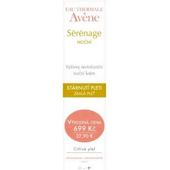 Avène Sérénage nočný protivráskový krém pre zrelú pleť Crème nuit nutri-redensifiante 40 ml