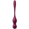 Satisfyer vibračné guličky Love Birds Vary Connect App vínovo červené