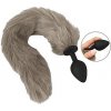 You2Toys Fluffy Tail (Grey), análny kolík s chvostom