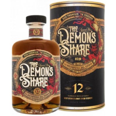 Rum The Demon´s Share 12Y.O. 41% 0,7l (tuba)