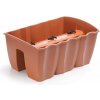 Prosperplast DCRO400 CROWN Truhlík 39,3cm terakota
