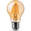 Žiarovka LED PRO Filament AM E27 4W, 2200K, 350lm, A60 VT-214 (V-TAC)