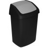 Curver SWING BIN 10L Odpadkový kôš 24,6 x 19,8 x 37,3 cm čierny 03984-Y09