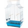Klietka pre papagáje GRETA CABRIO CHROM - 49,5 x 30,5 x 66 cm MODRÁ