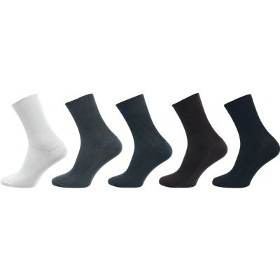 1021 Zdravotné ponožky bez gumy a s BIO bavlnou a striebrom 5 párov MIX od  12,5 € - Heureka.sk