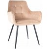 Signal Jedálenská stolička Pomme Velvet, béžová