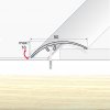 EFFECTOR Prechodová lišta A65 Sosna Biela 270 cm