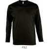 SOL´S MONARCH / Pánske tričko s dlhým rukávom - black XXL