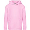 Fruit of the Loom Detská mikina s kapucňou 62-037-0 Light Pink 140