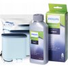 2x Filter Voda do kávovaru Philips Saeco AL-Clean + Odvápňovač 250 ml