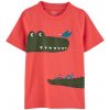 CARTER'S Tričko krátky rukáv Red Alligator chlapec