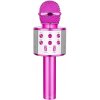 OEM Bezdrôtový karaoke mikrofón Modrátooth, pripojenie USB, nahrávanie hudby, 4 kusy Ružovo červená