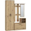 Predsieňová stena KAVI so zrkadlom, dub artisan NIKD01-D78 + záruka 3 roky zadarmo