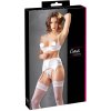 Cottelli Collection Lingerie 3 dílná sada s otevřenou podprsenkou