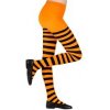 Dievčenské pruhované pančuchy, oranžové Pre vek 1-3 roky
