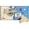 ORION ŠTUDENTSKÁ PEČAŤ biela čokoláda s arašidmi, hrozienkami a želé 170 g