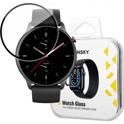 Wozinsky hybridné 3D sklo na displej hodiniek Xiaomi Amazfit GTR 2E – čierne