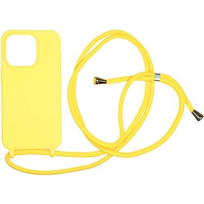 Mobile Origin Lanyard Case Yellow iPhone 15 Pro LYC-S-YLW-15PRO