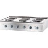 STALGAST Vstavaný elektrický sporák - 6 platničiek, 15,6 kW | STALGAST, Linia 700