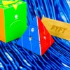GAN Pyraminx M Enhanced UV Coated Farba: Stickerless