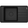 DEANTE DEANTE - Momi metal grafit Granitový drez, 1-miska s odkvapkávačom ZKM_G11B