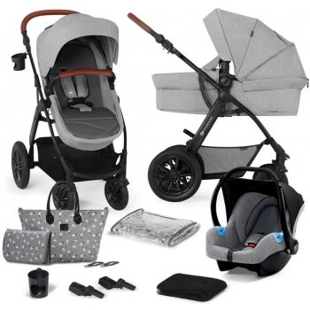 KINDERKRAFT SELECT kombinovaný Xmoov 3v1 Light Grey Premium 2020