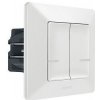 Valena Life Netatmo káblový 2-násobný vypínač biely