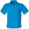 Henbury Pánske polo tričko H400 Sapphire Blue XL