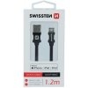 Swissten 71524201 dátový USB - Lightning MFi, 1,2m, černý