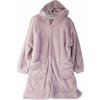 Teplá oversize mikina a deka 2v1 fialová