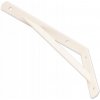 DOMAX Konzola spevnená vzperou WSWP 250/20 250x150mm biela