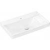 Hansgrohe Xelu Q - Umývadlo 80x48 cm, bez prepadu, otvory na batériu a ovládanie, SmartClean, biela 61028450