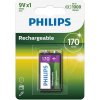 Philips 9V 170mAh 1ks 9VB1A17/10 + záruka 3 roky zadarmo
