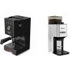 Gaggia Classic UP, black + Lelit Steve PM20, brushed stainless steel
