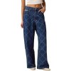 Calvin Klein Jeans Džínsy Boyfriend LOW RISE BAGGY CK AT LV047D709G Modrá