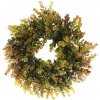 Jesenný veniec umelý Eucalyptus, pr. 30 cm, zeleno-hnedá
