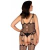 Zmyselné body G321 bodystocking XL / XXL - Obsessive XL/XXL černá