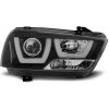 TUNING-TEC Predné svetlá, DODGE CHARGER LX II, 2011-2015, TUBE LIGHT BLACK