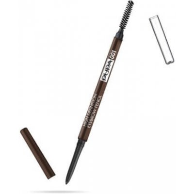 PUPA Milano Automatická ceruzka na obočie s hrebienkom (High Definition Eyebrow Pencil) 0,9 g 001 Blonde