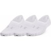 Dámske nízke funkčné ponožky Under Armour BREATHE LITE ULTRA LOW 3P W biele 1370075-100 - S