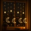 R2invest Dekoračný svetelný záves mesiaca a hviezdy