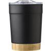 Nerezový cestovný hrnček Sophia, čierna
