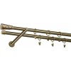 Garniža 19x19mm - 2rady - TRAPEZIUM - antik