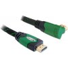 Delock Kabel High Speed HDMI s Ethernetem – HDMI A samec > HDMI A samec pravoúhlý 3 m